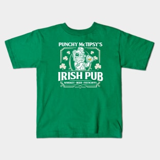 Punchy McTipsy's Irish Pub Kids T-Shirt